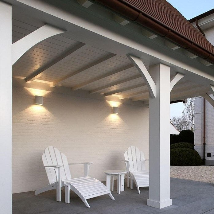 Duell væglampe IP55 LED Modular