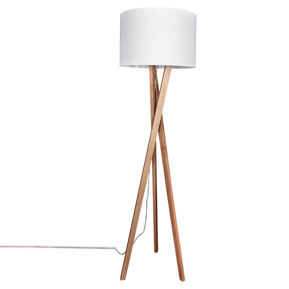 Vega gulvlampe fra By Rydens, Egetræ