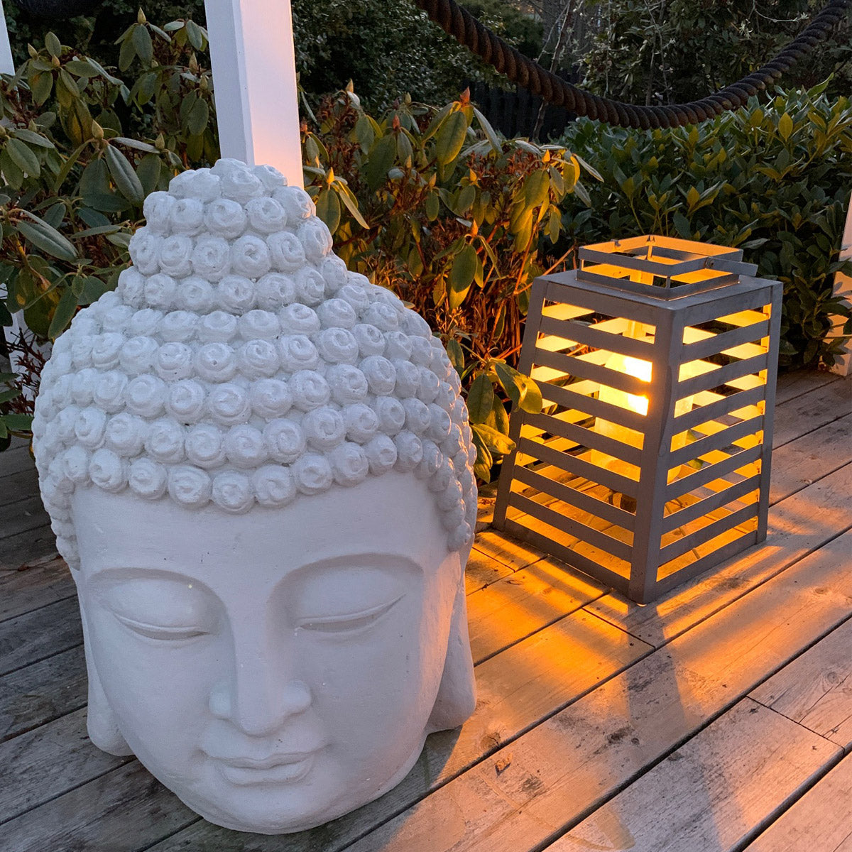 Yankton bord/gulvlampe IP44 grå