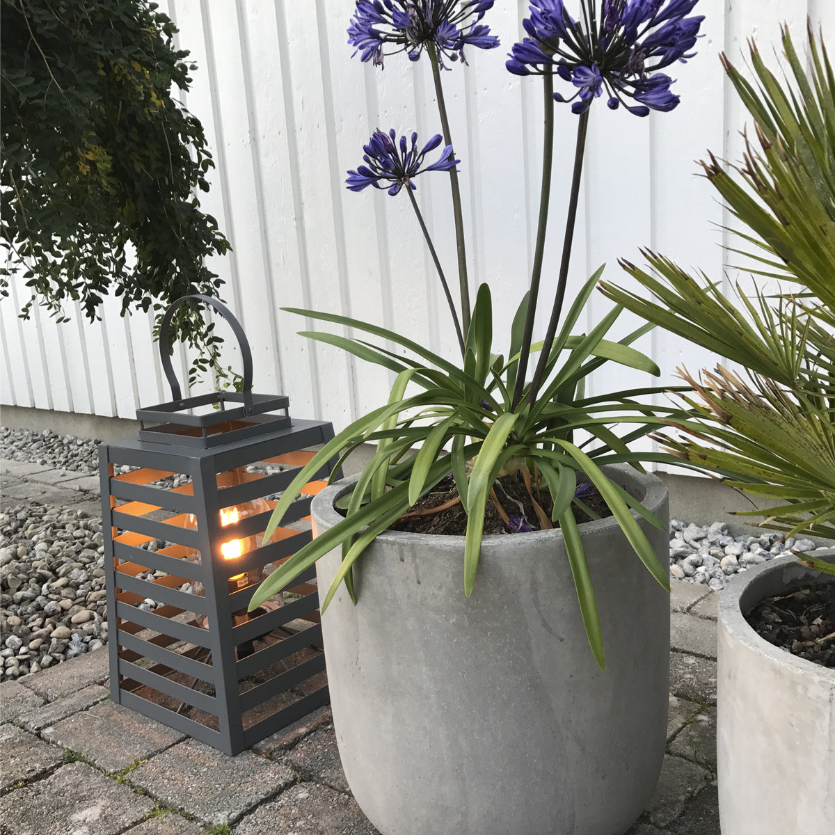 Yankton bord/gulvlampe IP44 sort