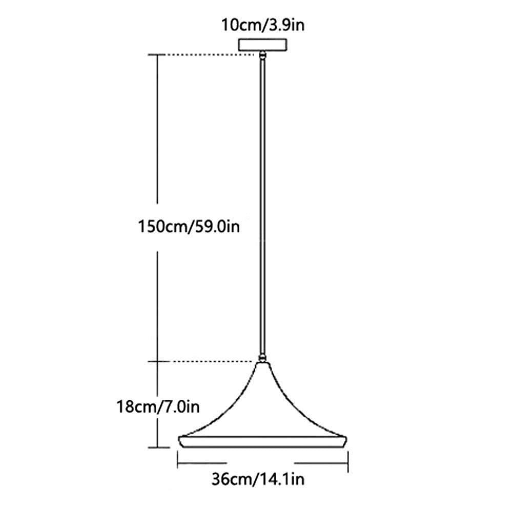 Beat LED shade wide pendel Tom Dixon