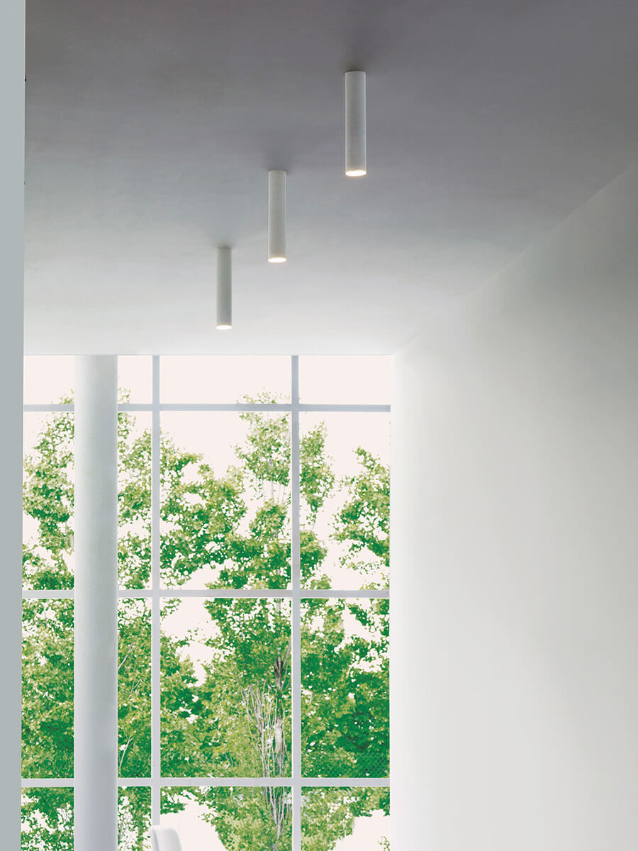 A-tube Mini (mat hvid) loftlampe fra Lodes (Outlet)