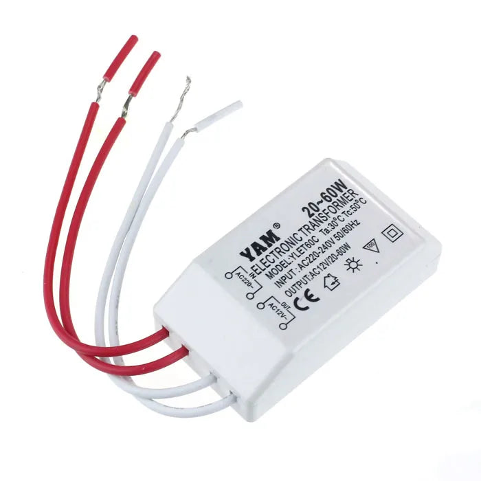 Firkantet elektronisk transformer 20-60W