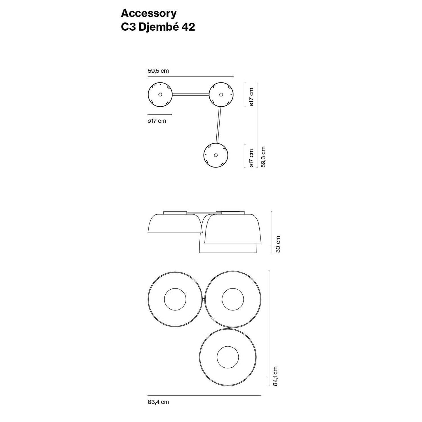 Djembé 42.21 loftlampe fra Marset