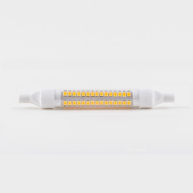 R7s 118mm 9W 2200K-3000K dim to warm 800Lm Ra80