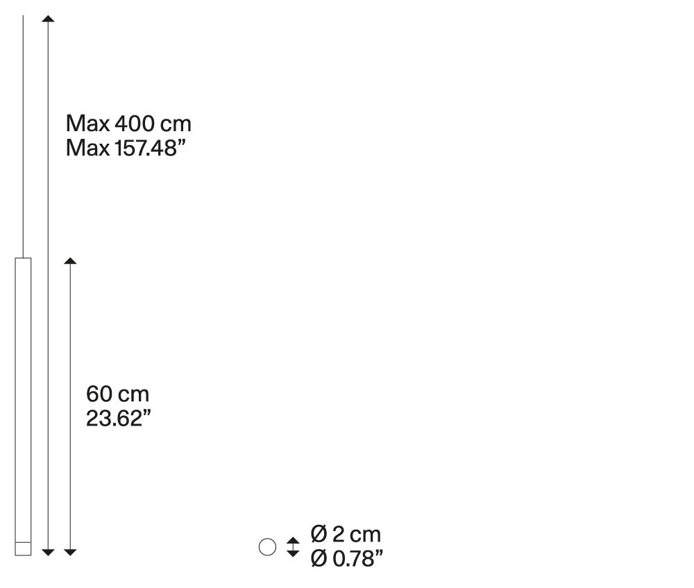 A-tube Nano Medium pendel fra Lodes