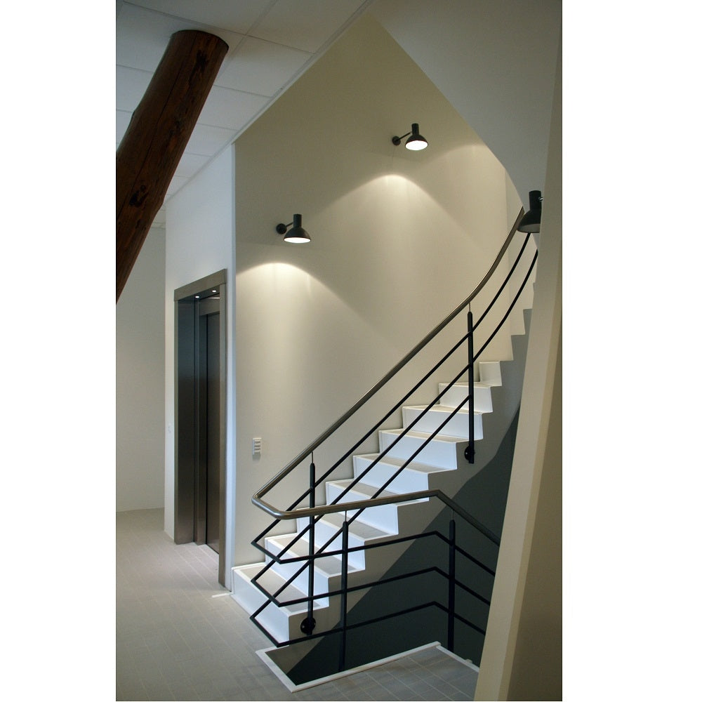 Miljøbillede af tragten væglampe fra ABC LYS