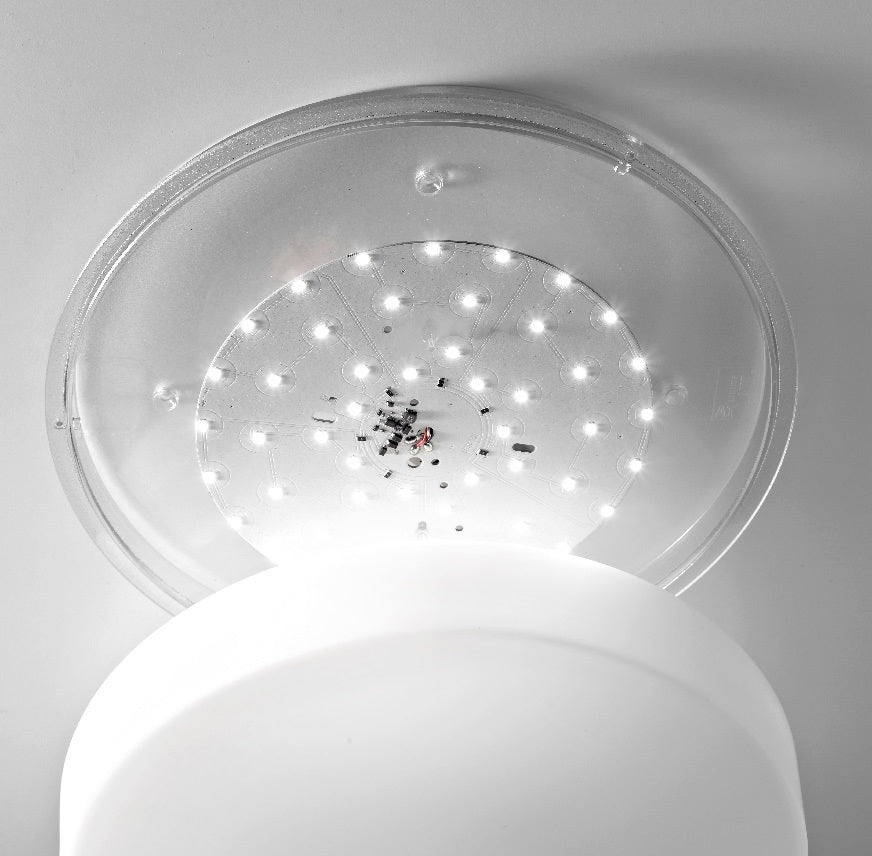 Drum Bayonet vist med LED væg loftlampe