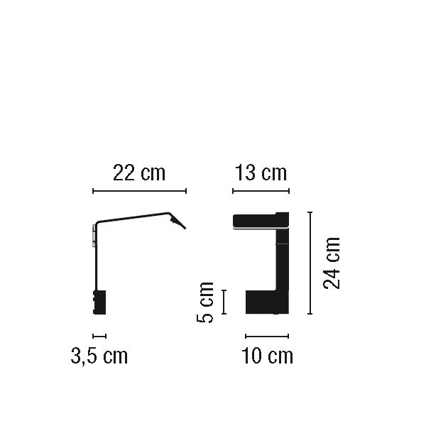 Alpha 7955 væglampe fra Vibia (Outlet)
