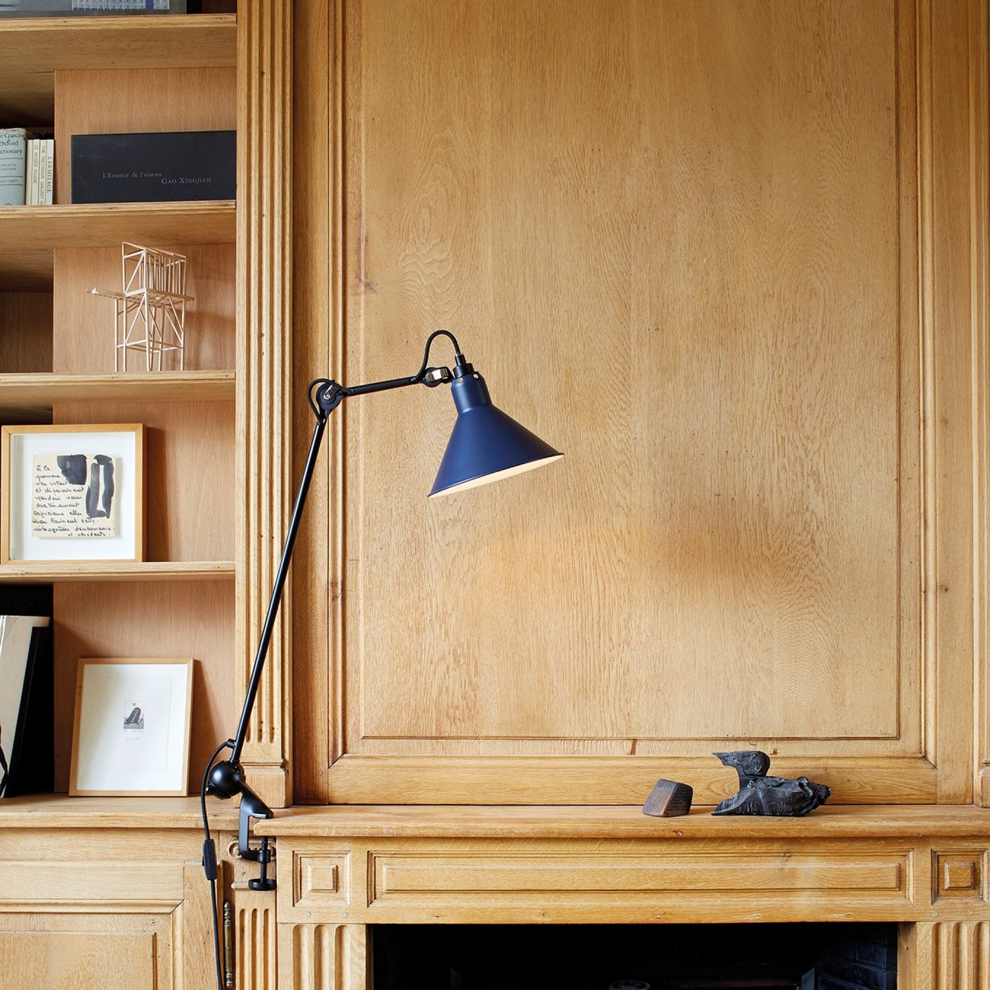 Lampe Gras 201 arkitektlampe sort/blå
