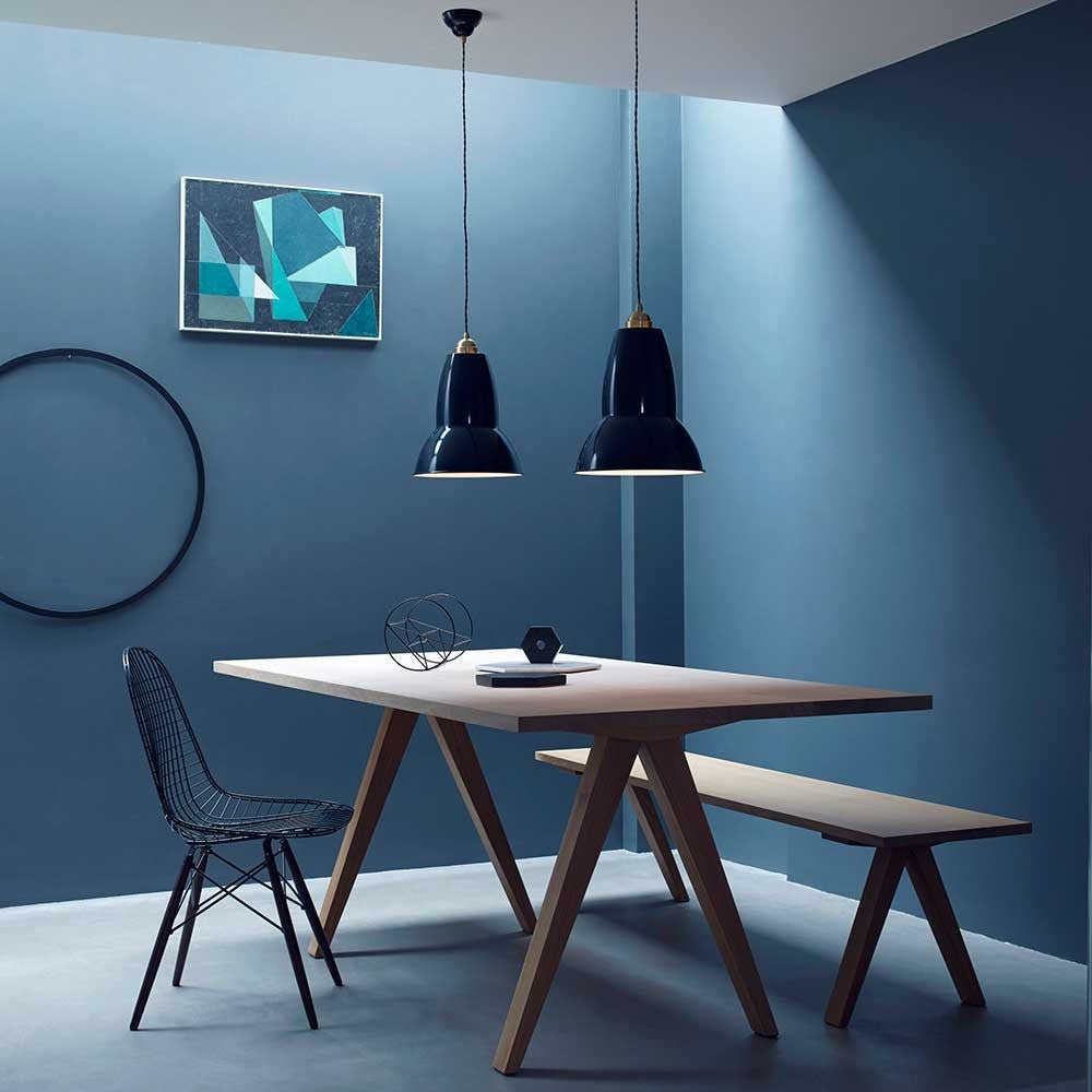 Original 1227 brass Maxi pendel Anglepoise