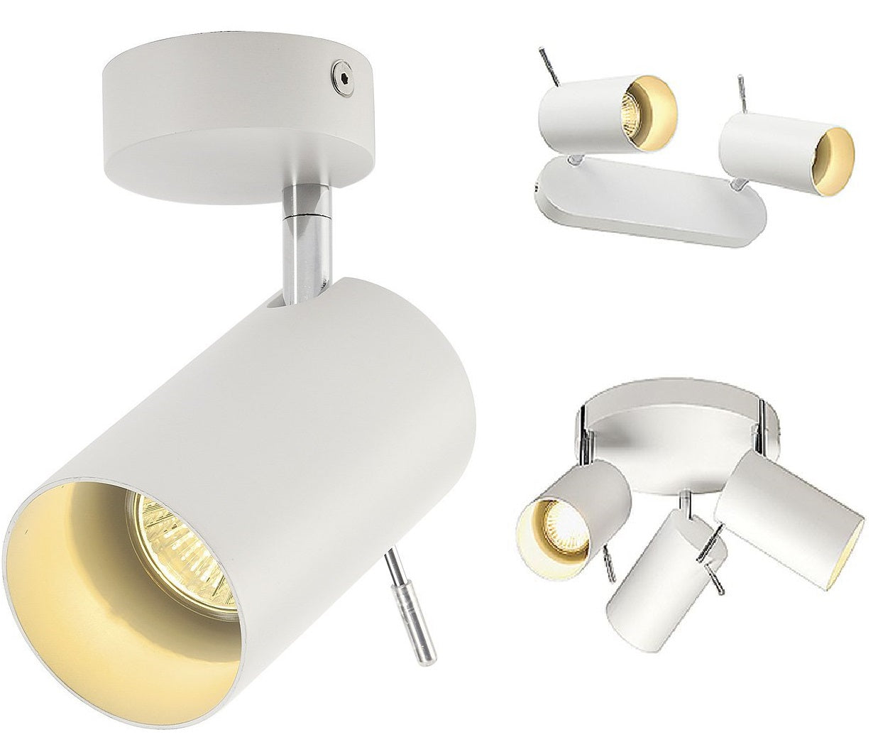 Asto tube væg/-loftlampe hvid SLV