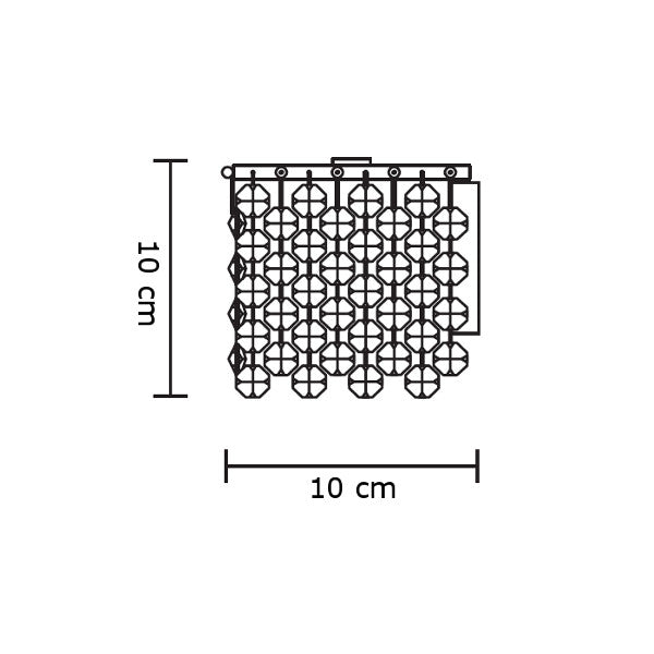 måltegning af Aurea 10 A1 væglampe