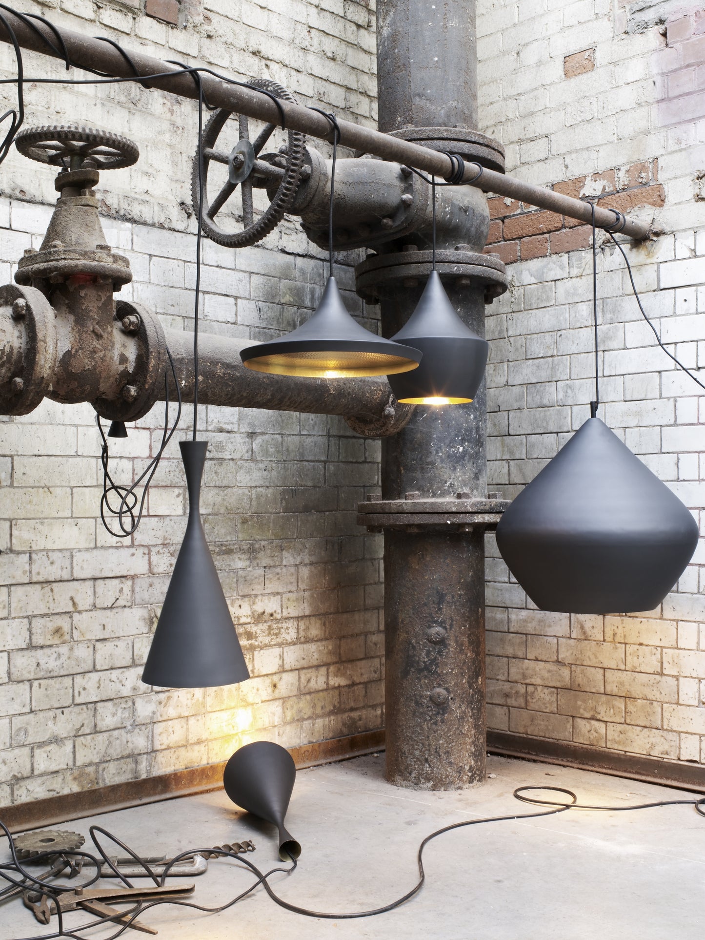 Beat shade tall pendel Tom Dixon