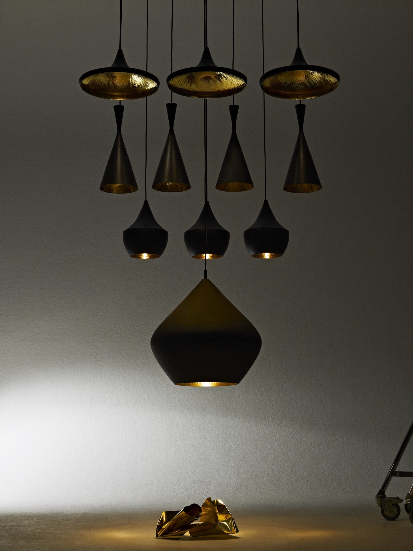 Beat shade tall pendel Tom Dixon