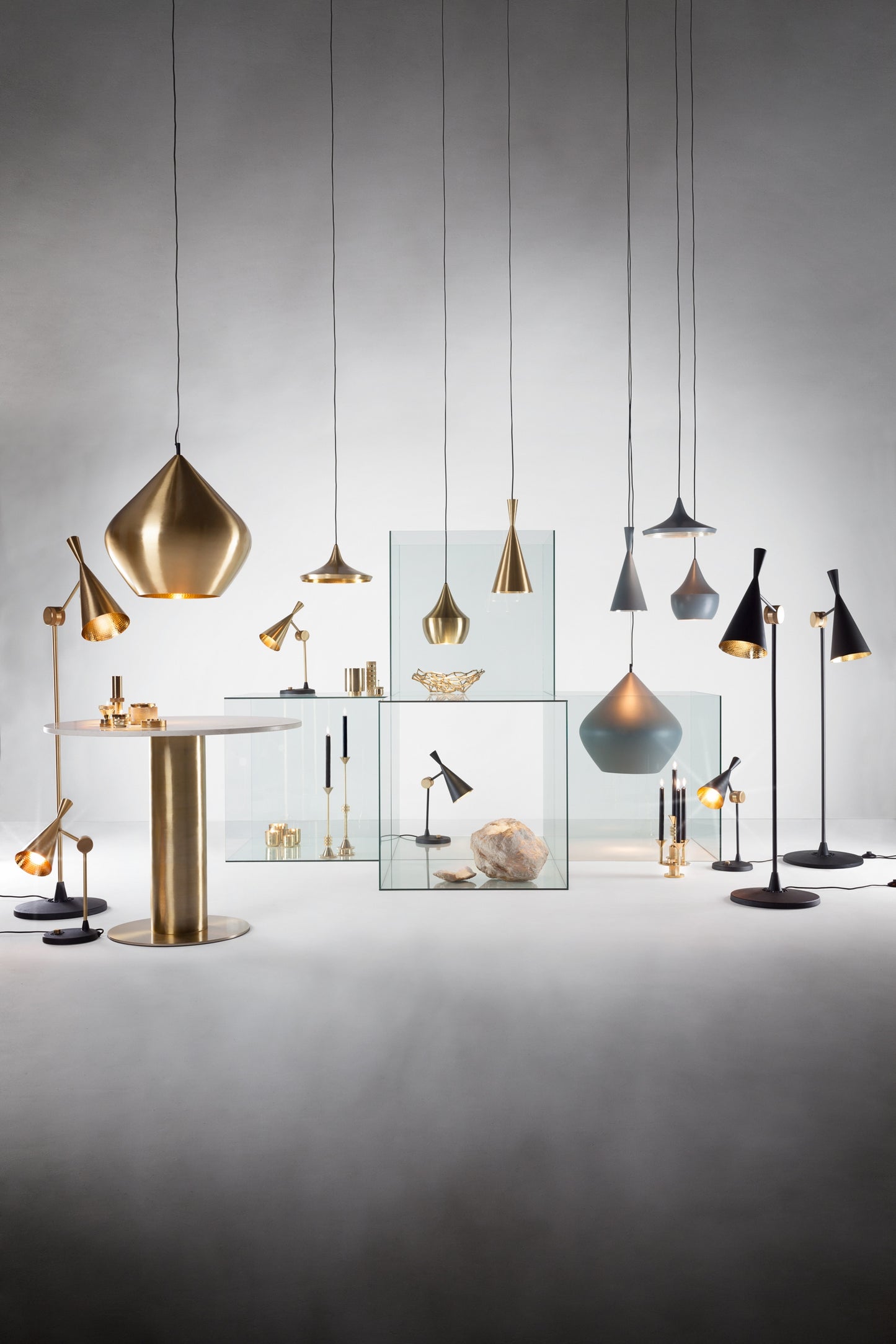 Beat shade tall pendel Tom Dixon