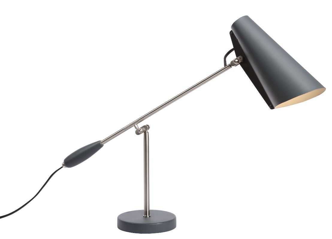 Birdy Floor bordlampe i grå og metal stel fra Northern Lighting