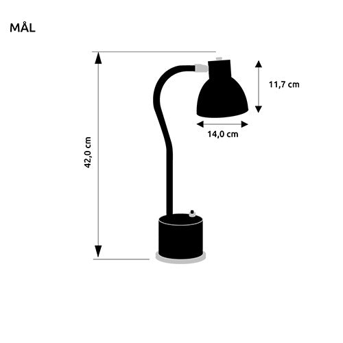 Mega Boblen bordlampe ABC Lys