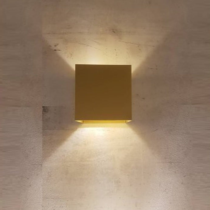Box LED væglampe Wever & Ducré model 2 guld