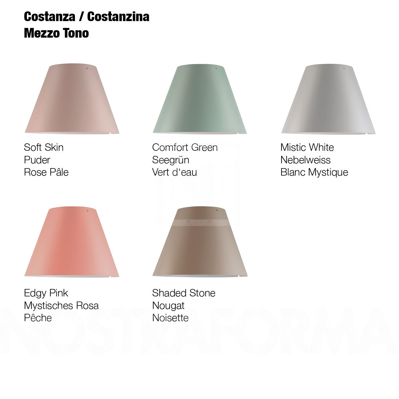 Costanza gulvlampe D13 t. Luceplan