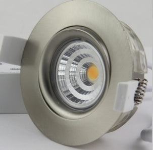 Adél downlight i farven børstet aluminium fra Lamper 4U