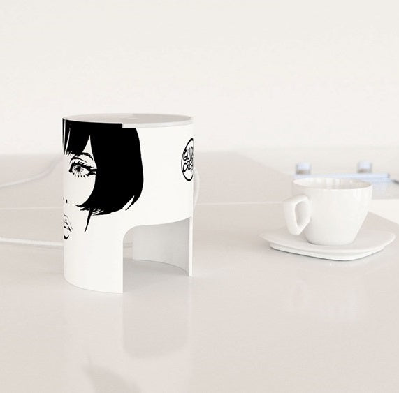 Civetta (Guido Crepax) bordlampe fra Martinelli Luce