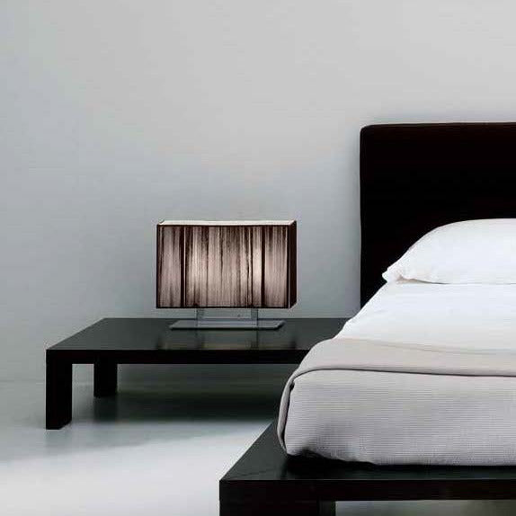 clavius bordlampe medium tobacco med krom stel