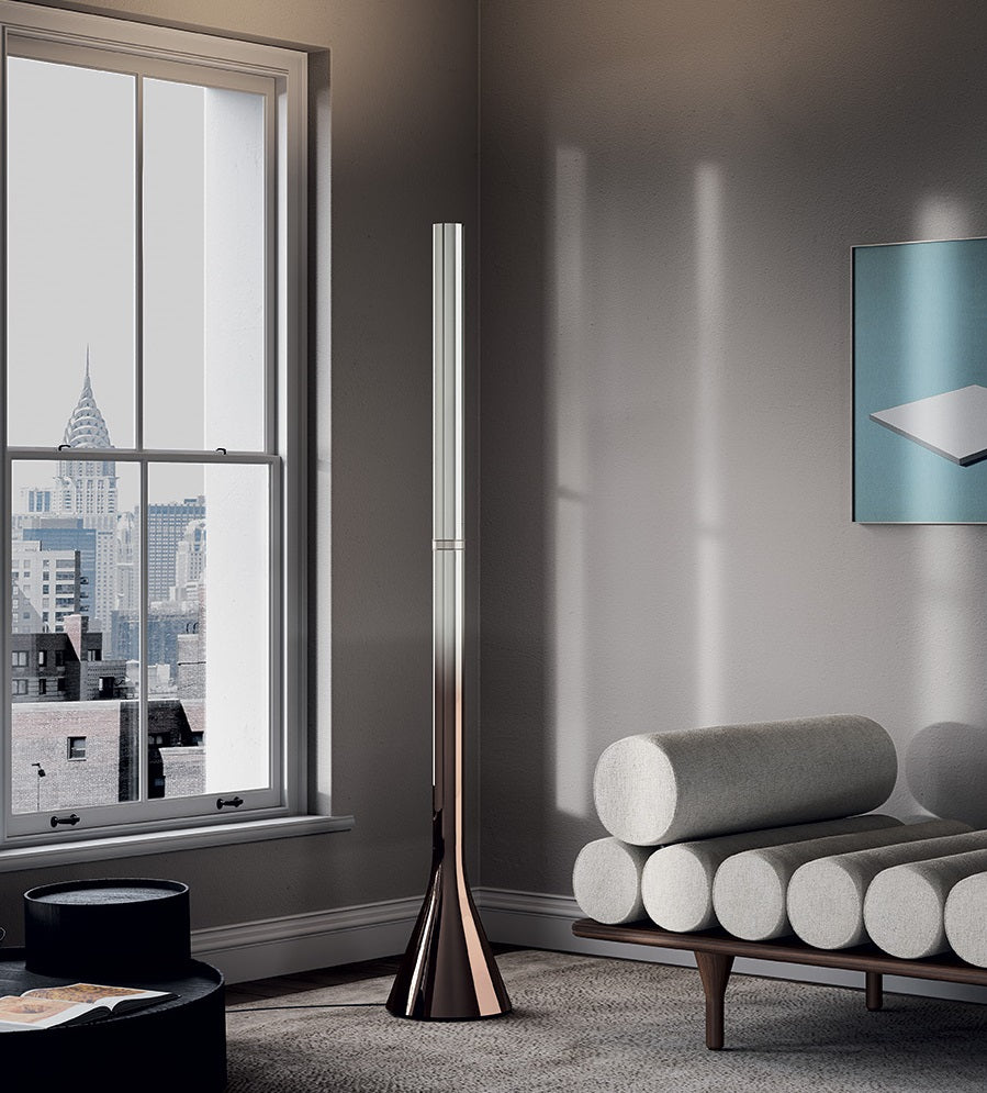 Croma gulvlampe fra Lodes