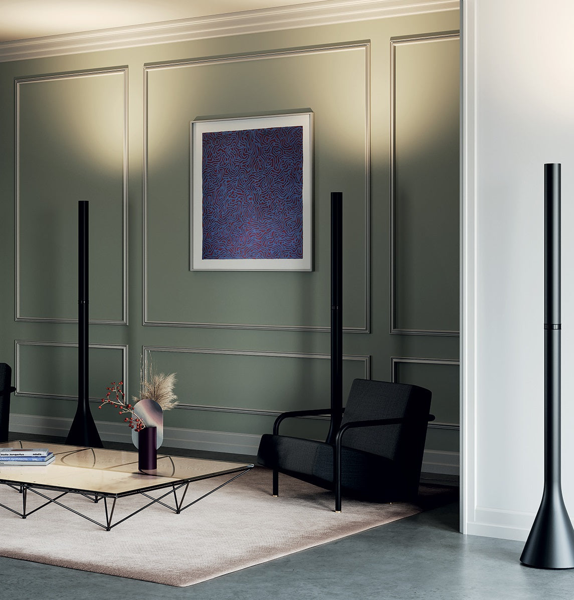 Croma gulvlampe fra Lodes