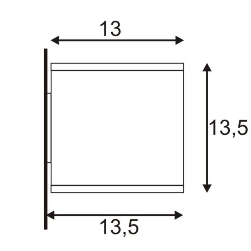 Big Theo down væglampe SLV