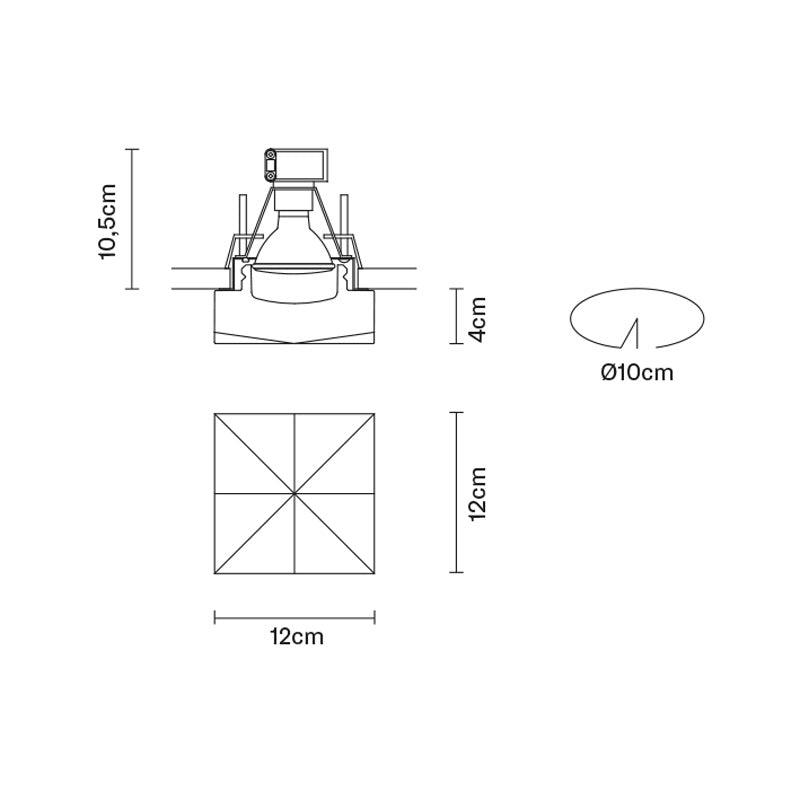 Cindy downlight fra Fabbian