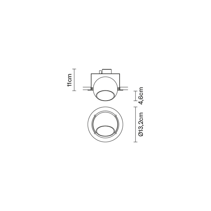 Beluga downlight Fabbian