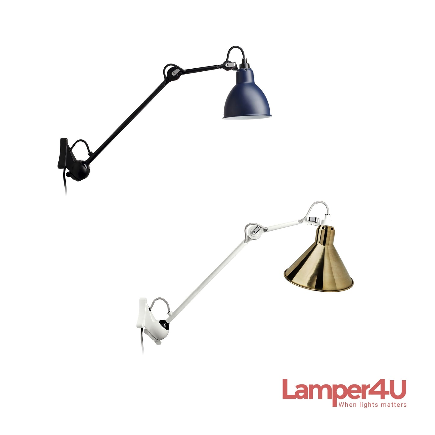 Lampe Gras No. 222 væglampe