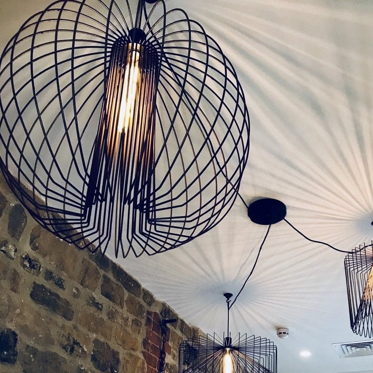 Miljøbillede model 1.0 sort Wiro globe pendel Wever & Ducrè