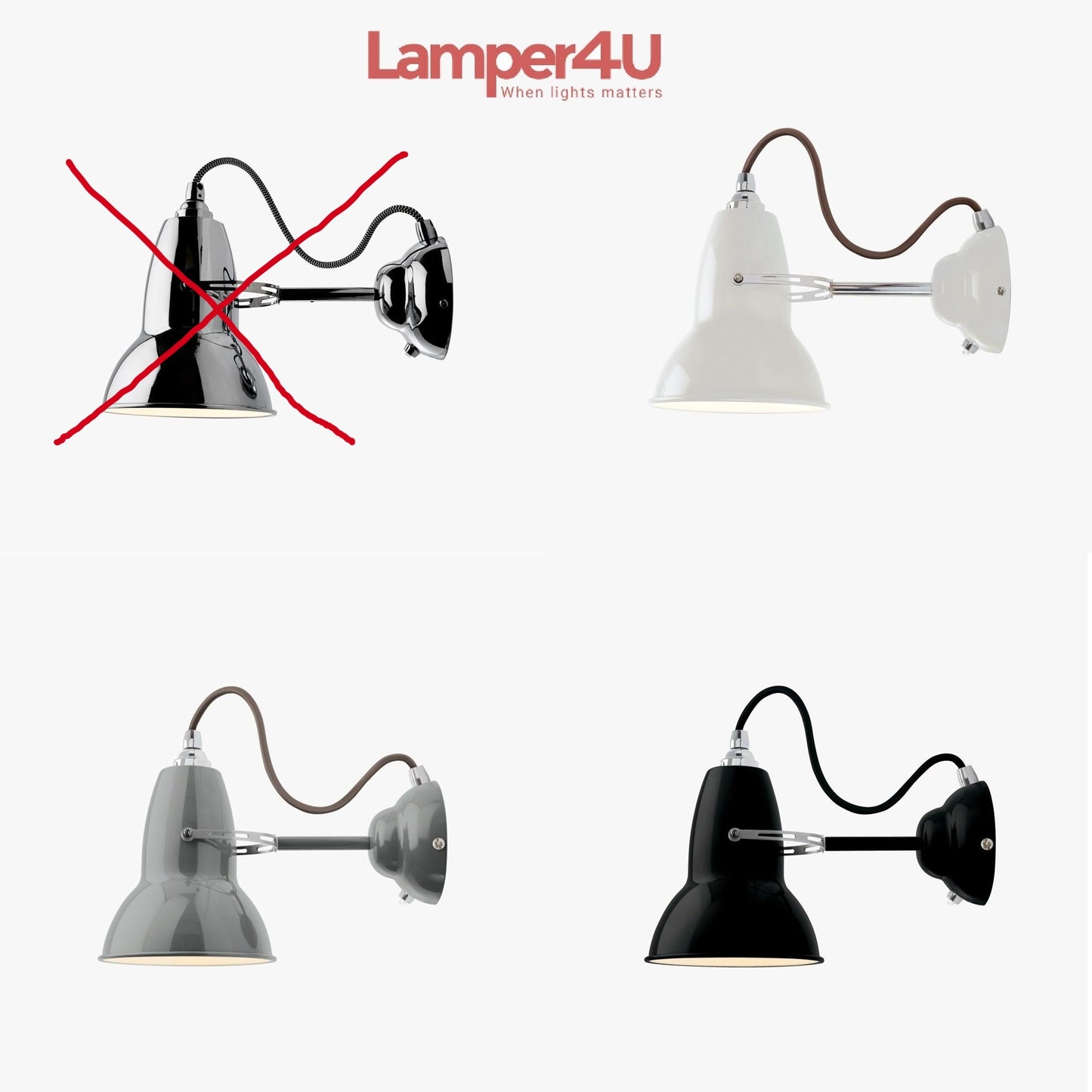 Original 1227 Væglampe Anglepoise