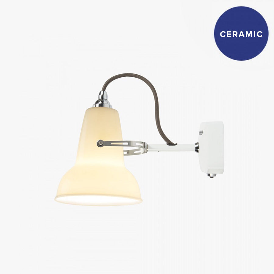 Original 1227 Mini Ceramic væglampe med lys i Anglepoise 3
