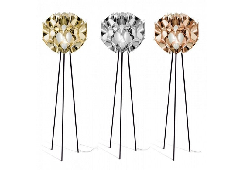 Flora gulvlampe guld/sølv/kobber Slamp