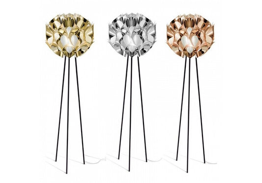 Flora gulvlampe guld/sølv/kobber Slamp
