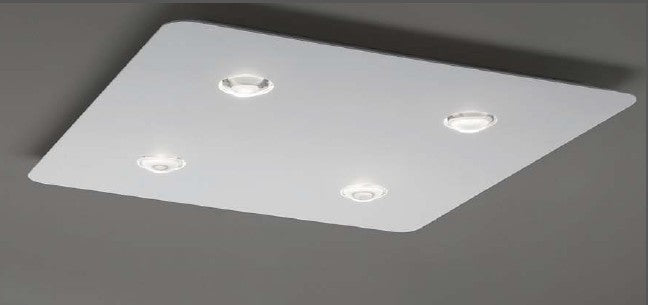 Frozen large loftlampe i mat hvid fra studio italia design