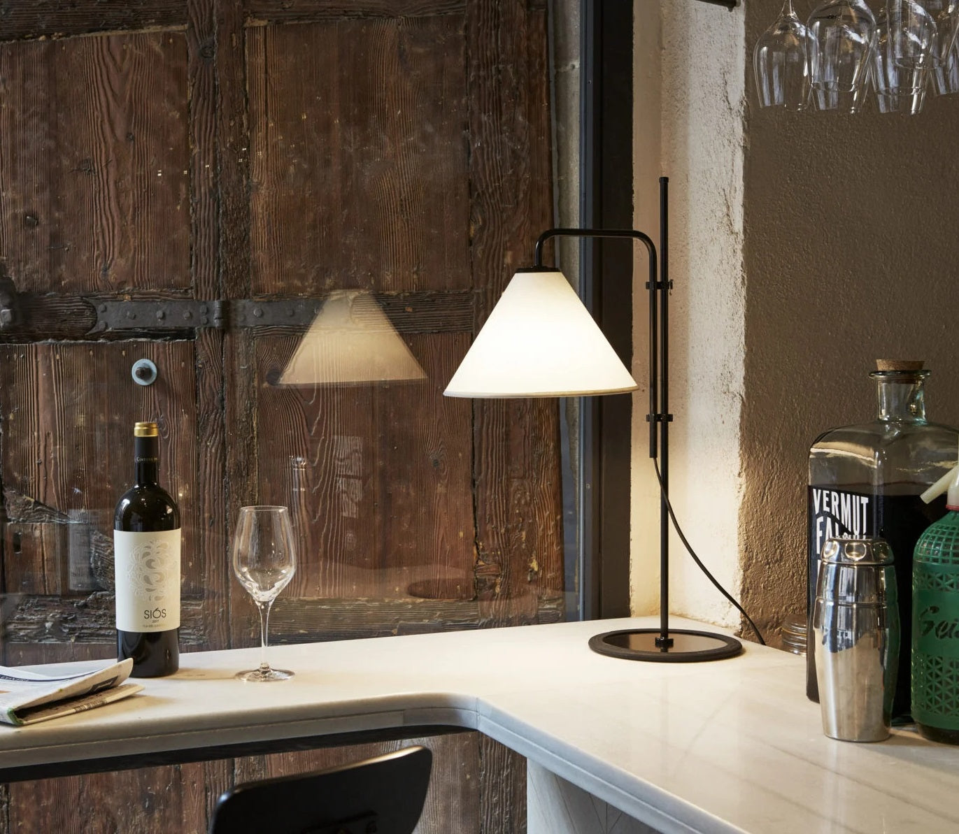 Funiculi Fabric bordlampe fra Marset