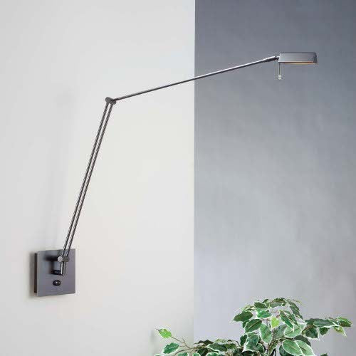 8192 væglampe i håndbørstet vronze