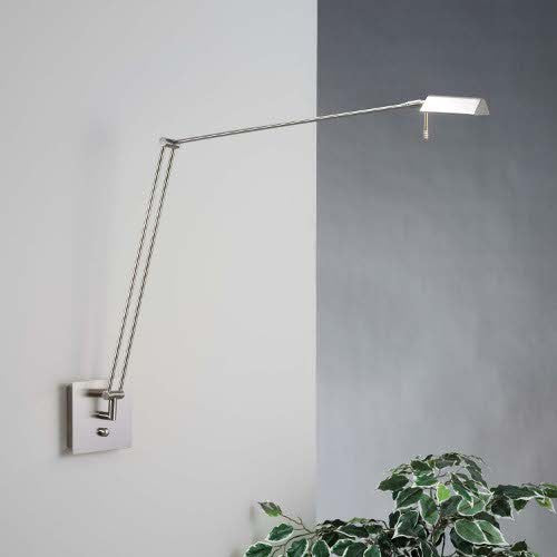 8192 væglampe i mat nikkel