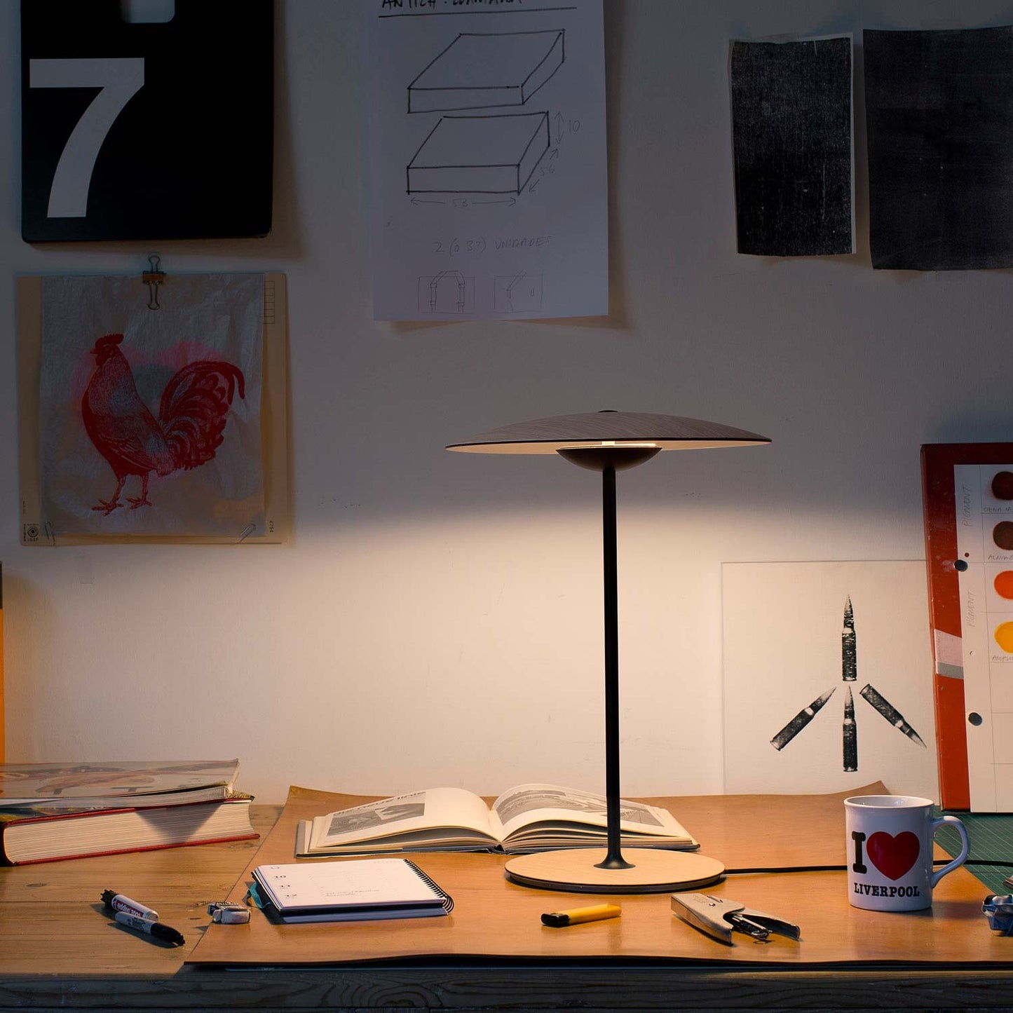 Ginger bordlampe fra Marset