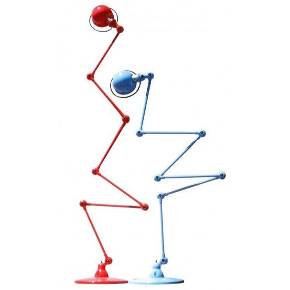 Loft D 9406 m/6 arme á 40 cm gulvlampe