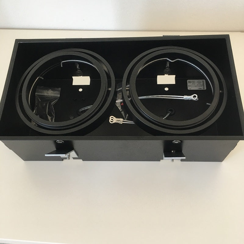Spinner downlight x 2 sort