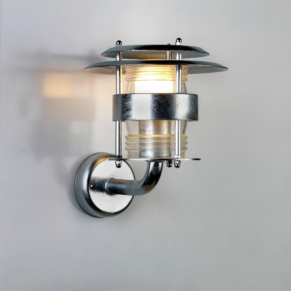 Jonas galvaniseret væglampe fra davidsuperlight