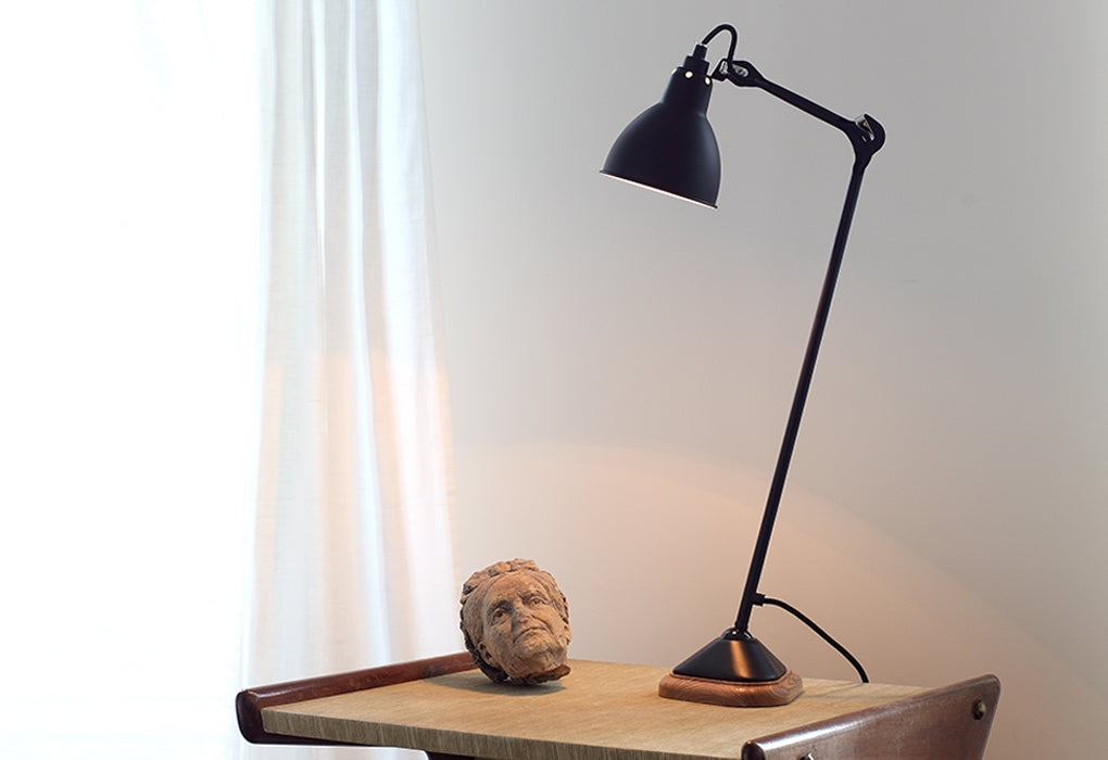 Lampe Gras 206 bordlampe sort/træ