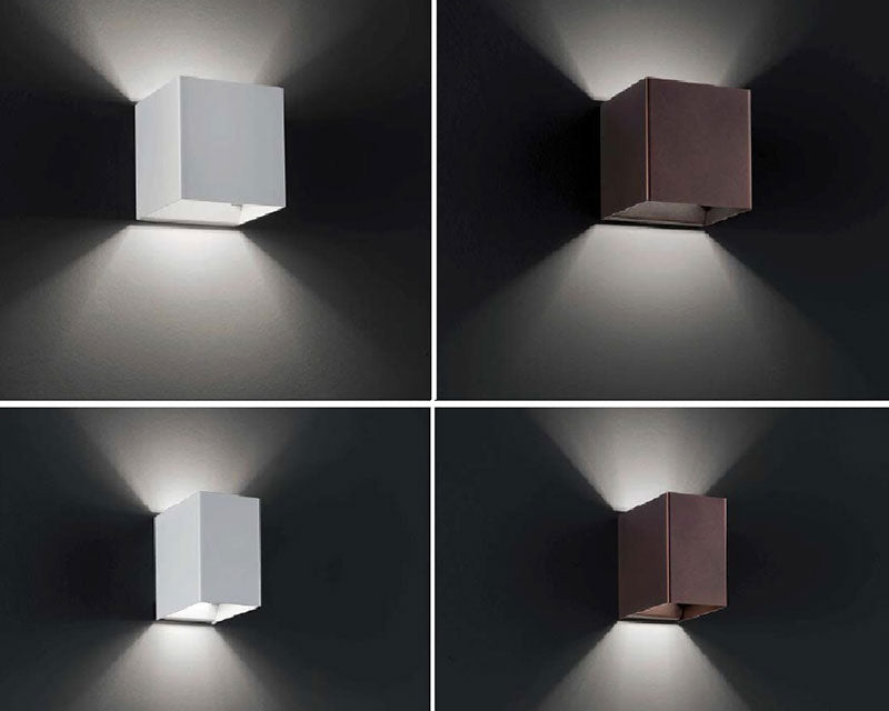 Laser AP9 og AP8 LED væglampe familien fra studio italia design