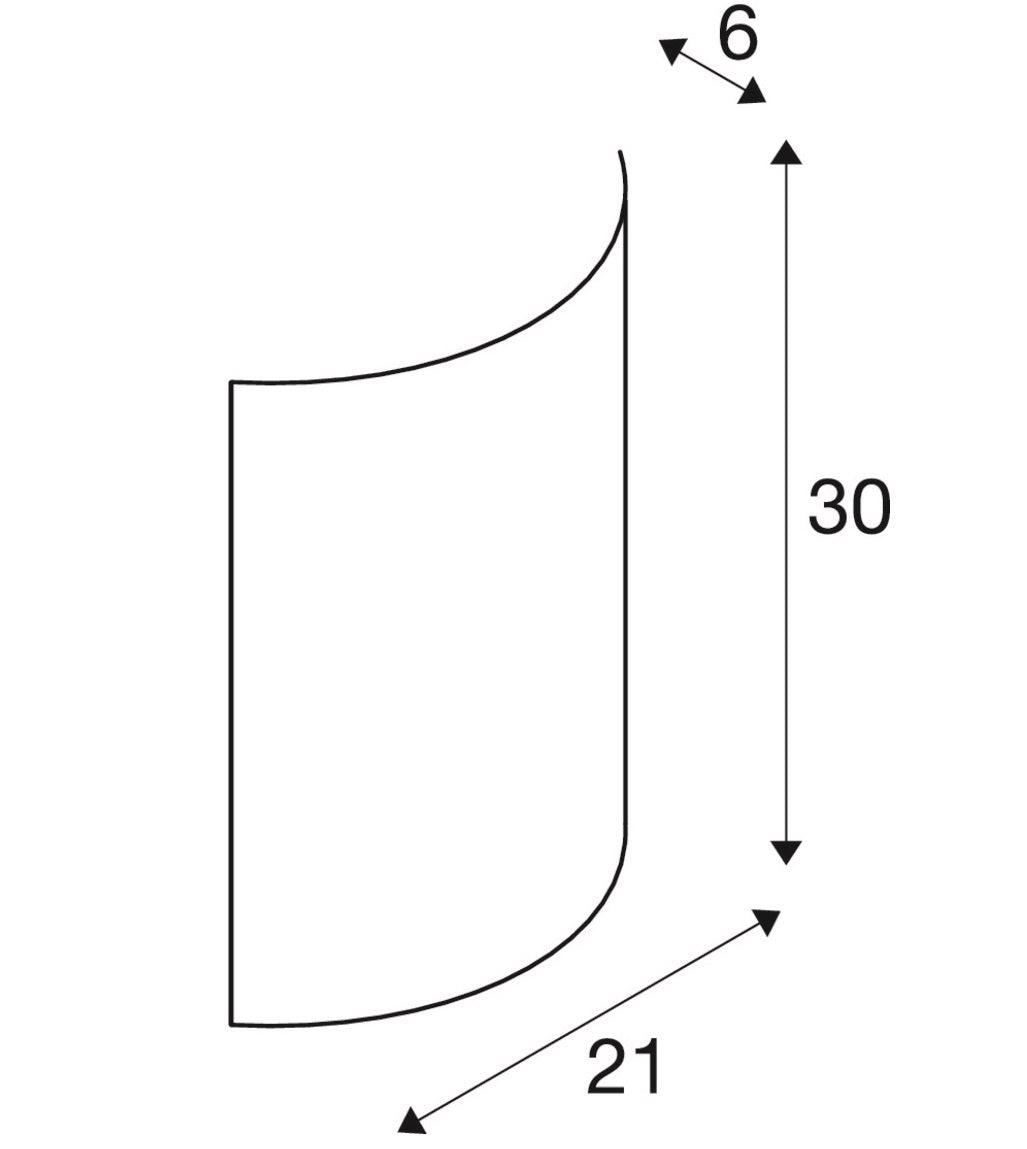 Led Sail 2 væglampe SLV