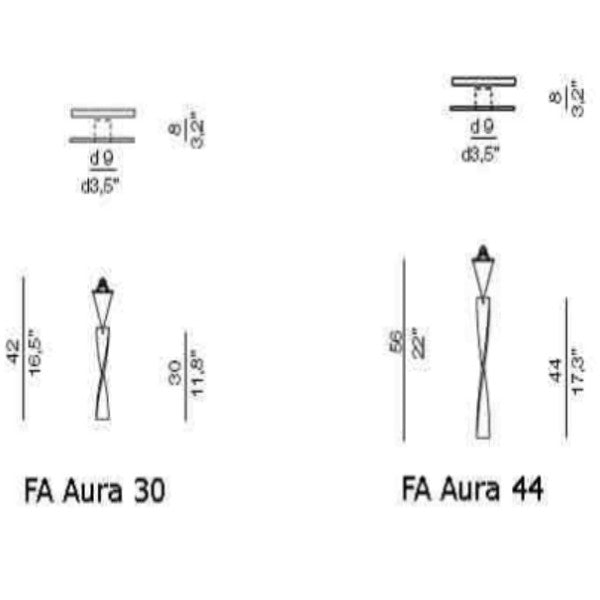 Måltegning fa aura 30 axolight